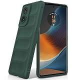 BonYonka Cover in Silicone per Motorola Moto Edge 50 Fusion, Verde