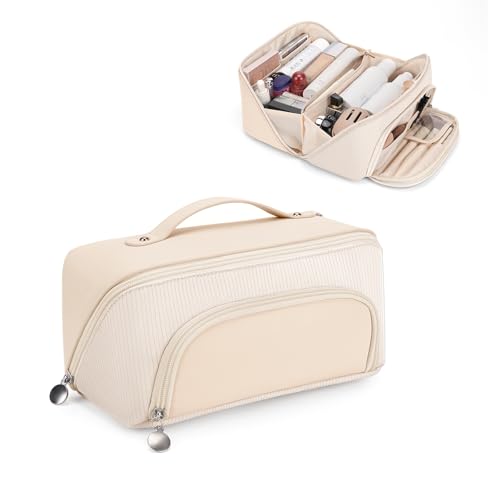 Trousse de maquillage étanche Lotour blanche finie le manque d'espace de rangement voyage