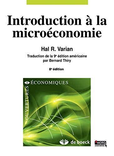 Introduction à la microéconomie Introduction à la microéconomie