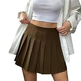 Photo Gallery ivyard gonna a pieghe a vita alta da donna estate autunno casual gonne scozzesi a trapezio kawaii minigonne uniformi scolastiche giapponesi-marrone scuro-s Photo Gallery ivyard gonna a pieghe a vita alta da donna estate autunno casual gonne scozzesi a trapezio kawaii minigonne uniformi scolastiche giapponesi-marrone scuro-s