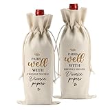FBCCZEY Scheidungsgeschenke für Frauen, Neuanfangs-Geschenk, Weintasche, Scheidungsparty-Dekorationen für Frau Mann, passt gut zu frisch signierten Scheidungspapieren, Weintüten, Trennungsgeschenk