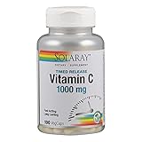 Solaray C Two-Stage Timed Release Supplement, 1000 mg, 100 Count