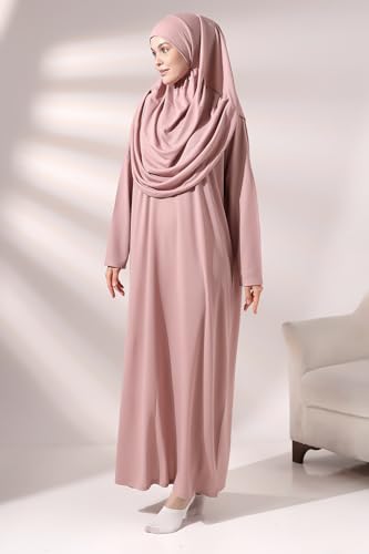 ihvan online Muslim Dresses for Women, Prayer Dress, Hijab Abaya, One-Piece Islamic Prayer Dress Gift for Eid Ramadan3