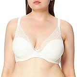 Chantelle ALTO, Tief Ausgeschnittener T-Shirt-BH, Damen Unterwäsche, Milk, 70 / 70B