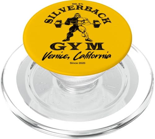 96,4% Ropa de Gimnasio Silverback Venice Beach California, Retro PopSockets PopGrip para MagSafe