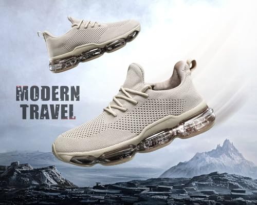 Image of Men's Air Running Shoes Non Slip Workout Casual Sport Shoes for Men Basketball Sneakers Fashion Tennis Sport Fitness Cross Trainers