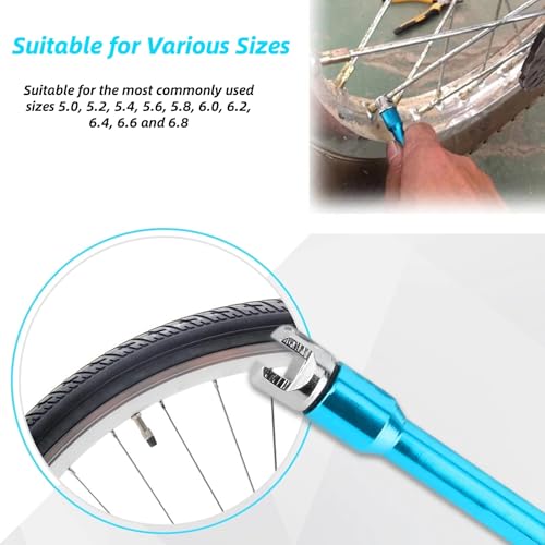 Image of Motorcycle Spoke Wrench Set 10 Piece Dirt Bike Spoke Wrench Tool Kit with Storage Box (for XR CRF KLX TTR 50 70 110 250) dirt bike spoke wrench spoke wrench Attrezzi