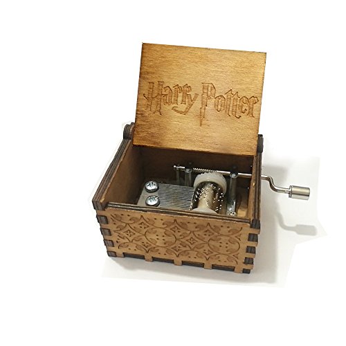 Funmo - Pure hand-classical "harry potter " music box hand-wooden music box creative wooden crafts best Gifts