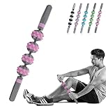 Xn8 Massage Stick Muscle Roller for Athletes, Trigger Points Pain, Deep Tissue, Leg Cramps, Quads, Calf, Hamstring, Back Tightness, Myofascial, Knots - Portable Massage Roller, Fitness Roller
