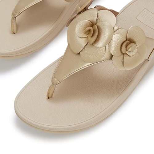 Image of FitFlop Lulu Flower Toe-post Sandals