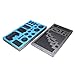 Organizer for VEX IQ Robotics Super Kit BIN & Parts, 2 Foam Cutout Inserts for Bin, Robot Superkit Storage & Protection