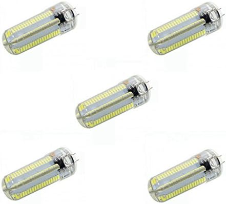 LFLING Decorative Bi-pin Lights G4 Dimmable 4W 152 LED 3014 SMD 300-400 LM Warm White Cool White AC 220-240V (5PC) (Color : Cool White)
