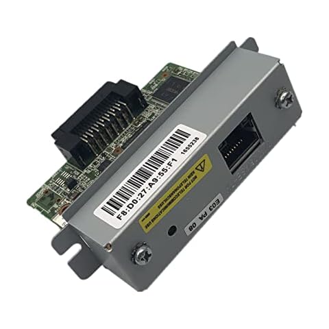 DEVMO Servidor de Impresión Ethernet UB-E03 C32C824541 TM-U220PB T81 U288 T88IV Compatible Cover