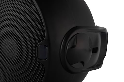 Image of Winston Sphere Weatherproof Round Wall Mount Speaker (Amp not Included) - 2-Way Outdoor /Indoor, for Restaurants, Cafes, Gyms & Home Theatre