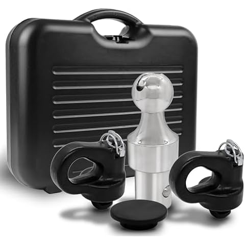 60692, Puck System Gooseneck Hitch Ball Kit, Compatible with 2013-2026 Ford F250 F350 F450, 2016-2026 Chevrolet Silverado, GMC Sierra & Nissan Titan XD, 38000 lbs GTW/ 9500 lbs VTW, 2-5/16 Inch Ball Cover