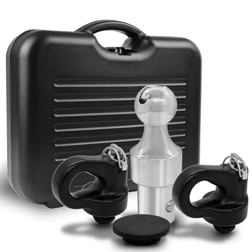 60692, Puck System Gooseneck Hitch Ball Kit, Compatible with 2013-2026 Ford F250 F350 F450, 2016-2026 Chevrolet Silverado, GMC Sierra & Nissan Titan XD, 38000 lbs GTW/ 9500 lbs VTW, 2-5/16 Inch Ball