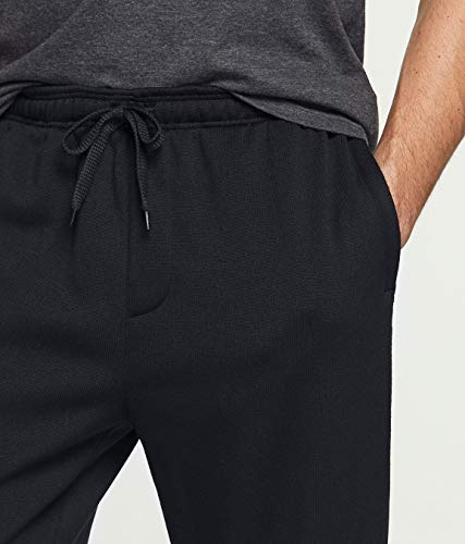 Calça de moletom térmica TSLA de lã afunilada para treino ativo, Jogger Marled Sweatpants(ykb41) - B