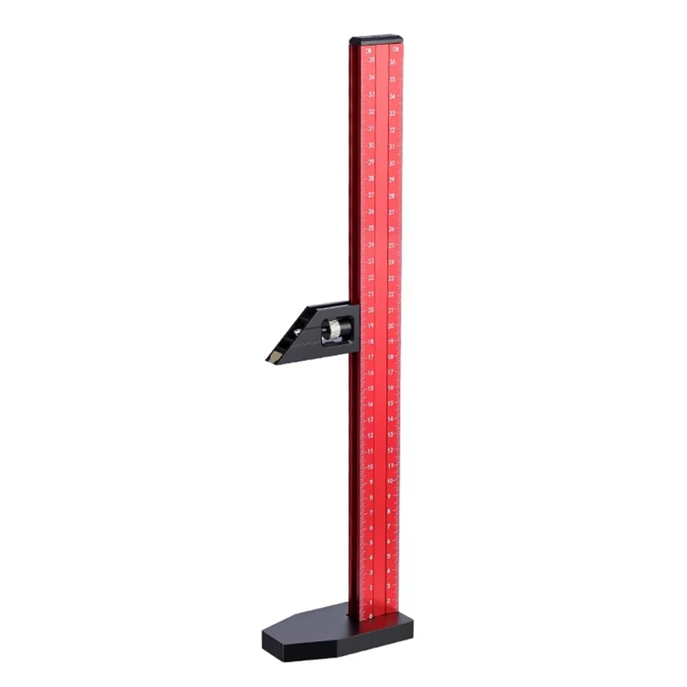 Udsknv[Ksl As Shown Woodworking Marking Height Gauge Aluminum Alloy Measurement Tool Dual Scale Measurement Tool