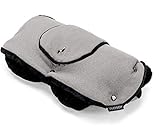 Osann Handmuff für Kinderwagen & Buggy inkl. Handytasche, Handwärmer, Muff aus Fell- Cloud