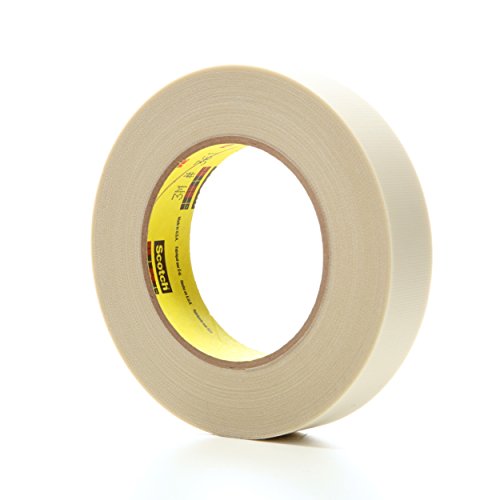 Image of 3M(TM) Glass Cloth Tape 361 White, 1 in x 60 yd 7.5 mil, 36 per case Bulk (Pack of 36)