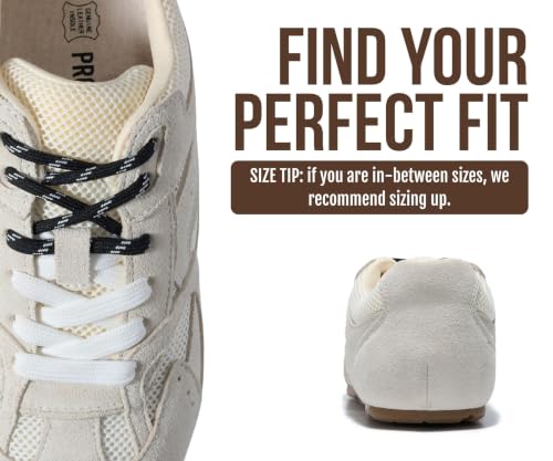 Image of Project Cloud Leather Barefoot Shoes Women - Memory Foam Lace-Up Womens Sneakers - Lightweight & Non Slip Womens Shoes Casual - All-Day Women's Fashion Sneakers for 2026