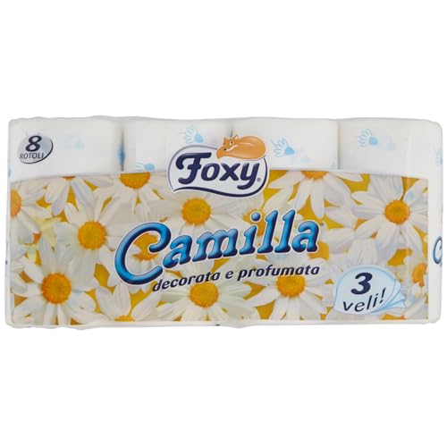 Foxy Carta Igienica Camilla 8 Rotoli 3veli, 8pz