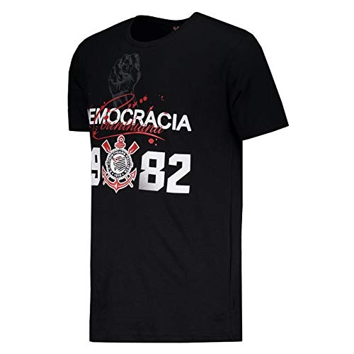 Camiseta Corinthians Democracia Corinthiana 1982 Preta