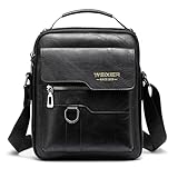 ❤【Grande Capacité de Rangement Sacoche Homme 】: Cette sacoche convient parfaitement comme sac de sortie, pour mettre portefeuille etc., sac home bandoulière a une grande capacité de rangement avec des grandes poches et des espaces pour mettre des cartes.sacoche homme bandouliere petite sac bandoulière pochette mini cartable besace pour les loisirs vacances excursion marche randonnée.
