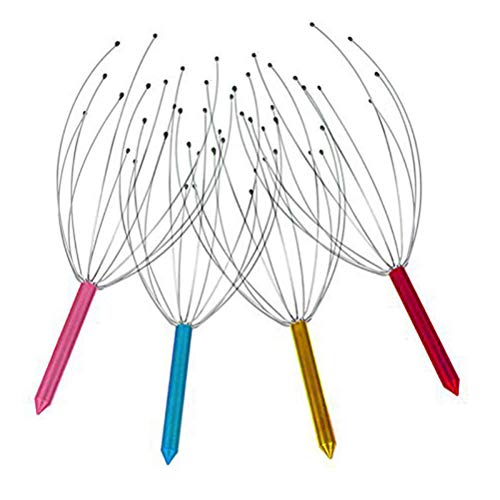 vivioi Silicone Scalp Massagers Handheld Head Massage Tingler Relax Stress Relief Scratcher No Painful Scratches, Tangling, Or Pulling Wires With Gentle Safe Portable Durable Tools