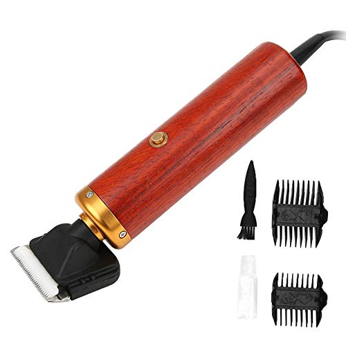 Ftvogue Hundehaarschneidegerät mit Rosenholzgriff
