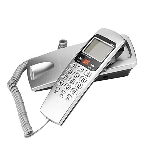 Teléfono fijo con cable y Caller ID estándar FSK DTMF miniatura 7