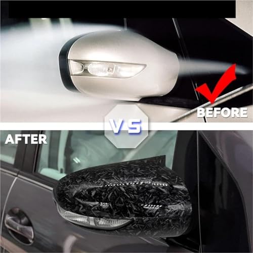 Couvercle rétroviseur intérieur Mercedes cassé ? Solution noir brillant