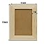 Creative Hobbies Pack of 6 - Unfinished Solid Pine Wood Picture Frames For Arts & Crafts, DIY Painting Project - Stand or Hang on the Wall - (8x6 Frame Size Holds 6x4 Pictures) For Adults and Kids