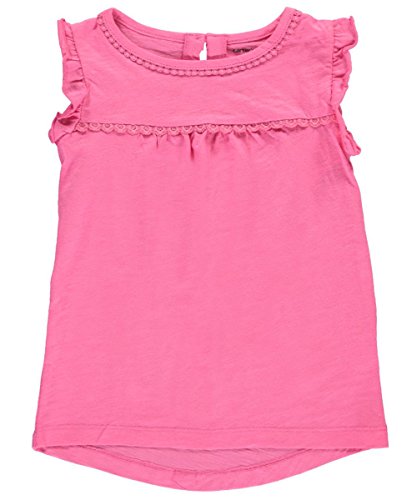 Carter's Girls' 2T-8 Solid Pompom Tank Top Pink 4T