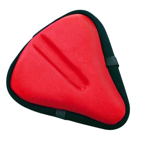 Image of Bikeroo Comfort Bike Seat Cushion - Padded Gel Cover for Exercise, Mountain & Road Bikes, Universal Fit for Peloton & Stationary Bikes