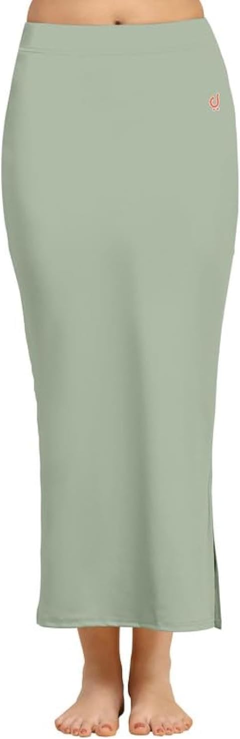 TRENDMALLS Women's Polyester Spandex Stretchable Straight Saree Shapewear Petticoat for Women, Cotton Blended, Skirts for Women, Saree Shaper