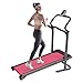 Folding Treadmill with Incline for Home with LED Monitor Running Jogging Walking Exercise Machine for Home Gym, Pink…