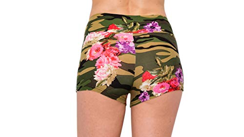 Short de yoga camouflage vert S Always Way pour le studio - 4