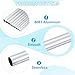 PATIKIL 6063 Aluminum Tube, 2 Pcs 12mm OD 1mm Thickness 300mm Length Aluminum Round Tubing Seamless Metal Straight Pipe for DIY Crafts Industrial Model Furniture
