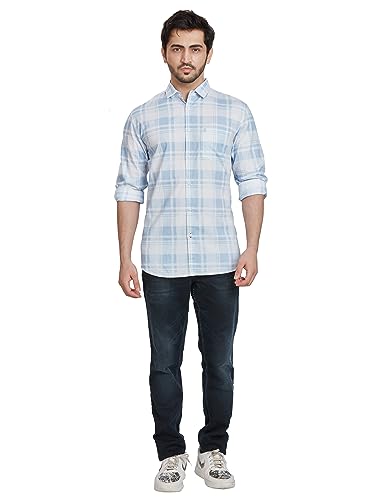 Image of BE ACTIVE Cotton Casual Checks Shirts for Men|| Casual Shirts for Men|| Mens Casual Shirts Full Sleeve