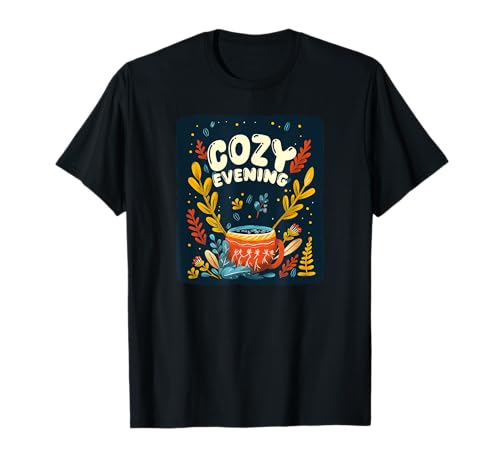 Costume Graphique Cozy Evenings pour Une Ambiance hivernale Calme T-Shirt