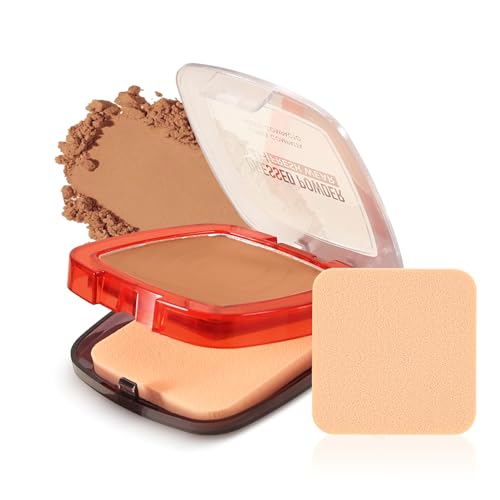 Boobeen Pressed Setting Powder - Oil Control face Powder with Matte Finish, Long Lasting &amp; Waterproof,Buildable Medium to Full Coverage Makeup, Includes Puff