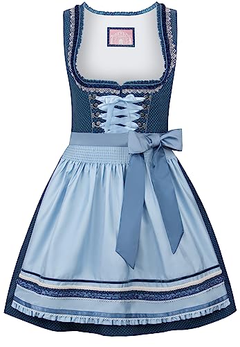 Stockerpoint Damen Harper Midi Midi Dirndl, blau, 44