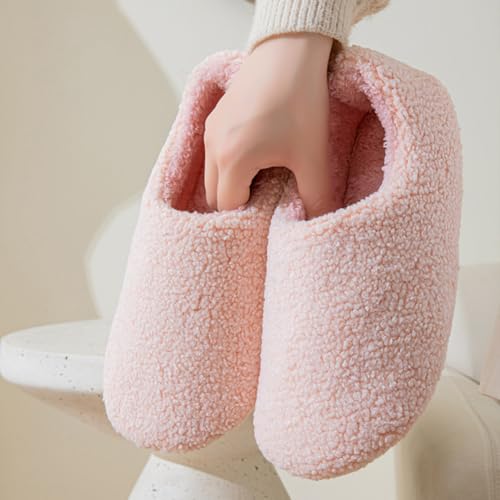 Fuzzy Indoor House Slippers for Women Men - Cozy Diabetic Socks Slippers, Soft Slip On Bedroom Slippers, Comfortable Shower Shoes3