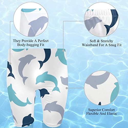 Jammers de natación para hombre en azul y gris talla XL para entrenamiento largo 2