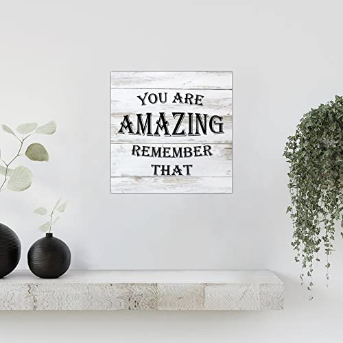 Décoration murale en bois You are Amazing pour égayer votre chambre ou salle de bain - 7