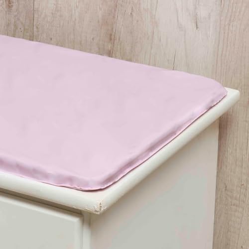 Trocador Bebê para Cômoda PVC Slim Impermeável (Rosa)