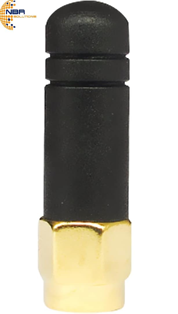 NBR Small WiFi Mini 2.4GHz Bluetooth Wireless Omni Thumb Antenna Racing Drone Antenna for Multicopter Back Up Camera-1 Pc.