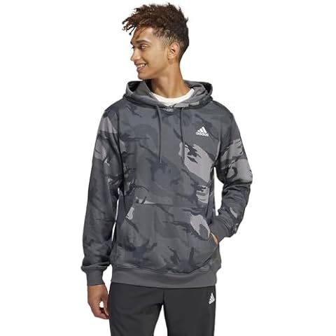 adidas Men's Camouflage Hoodie in Grey Cover