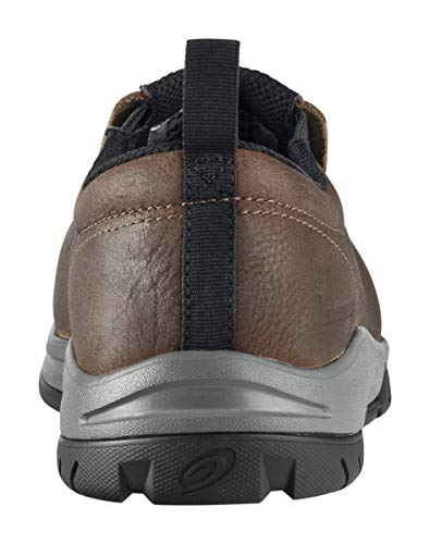 NAUTILUS Sapato industrial masculino sem cadarço, Marrom, 50